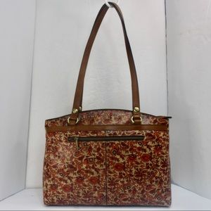 Patricia Nash Poppy Leather Tote Boho India Handbag New LOVELY!! Retail $249